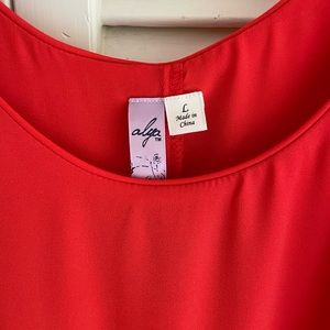 Orange Sleeveless Alta Dress